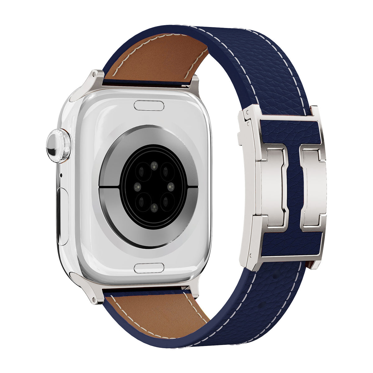 Lychee Leather Strap For Apple Watch