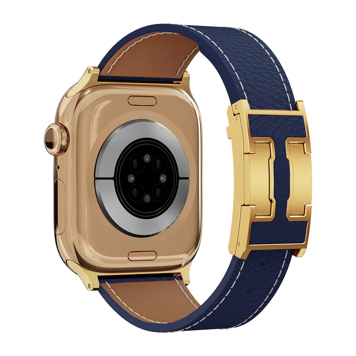 Lychee Leather Strap For Apple Watch