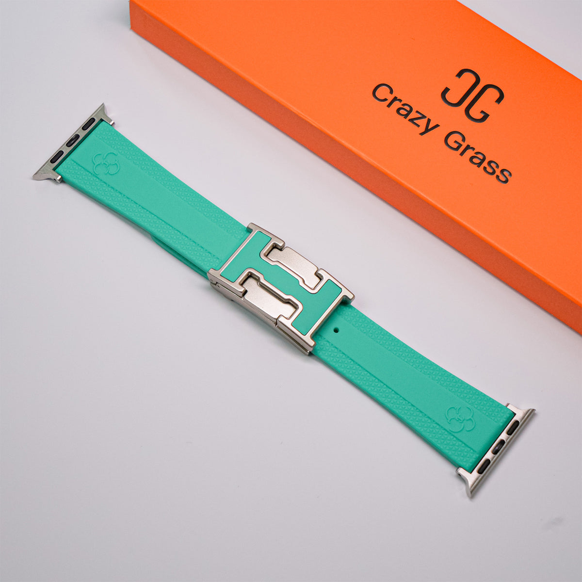 Correa de silicona con hebilla magnética para Apple Watch