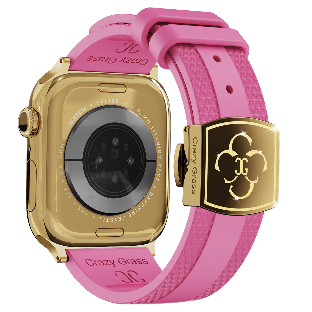 Correa de silicona de lujo CG para Apple Watch