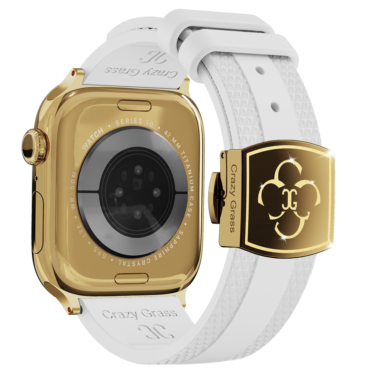 Correa de silicona de lujo CG para Apple Watch