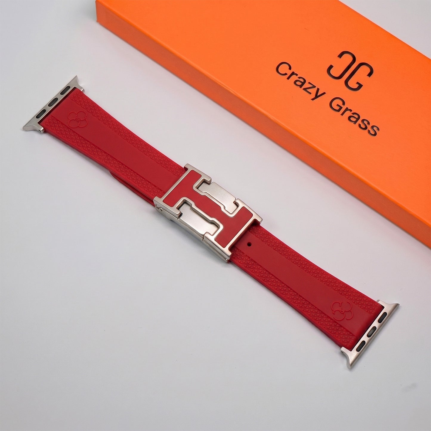 Correa de silicona con hebilla magnética para Apple Watch