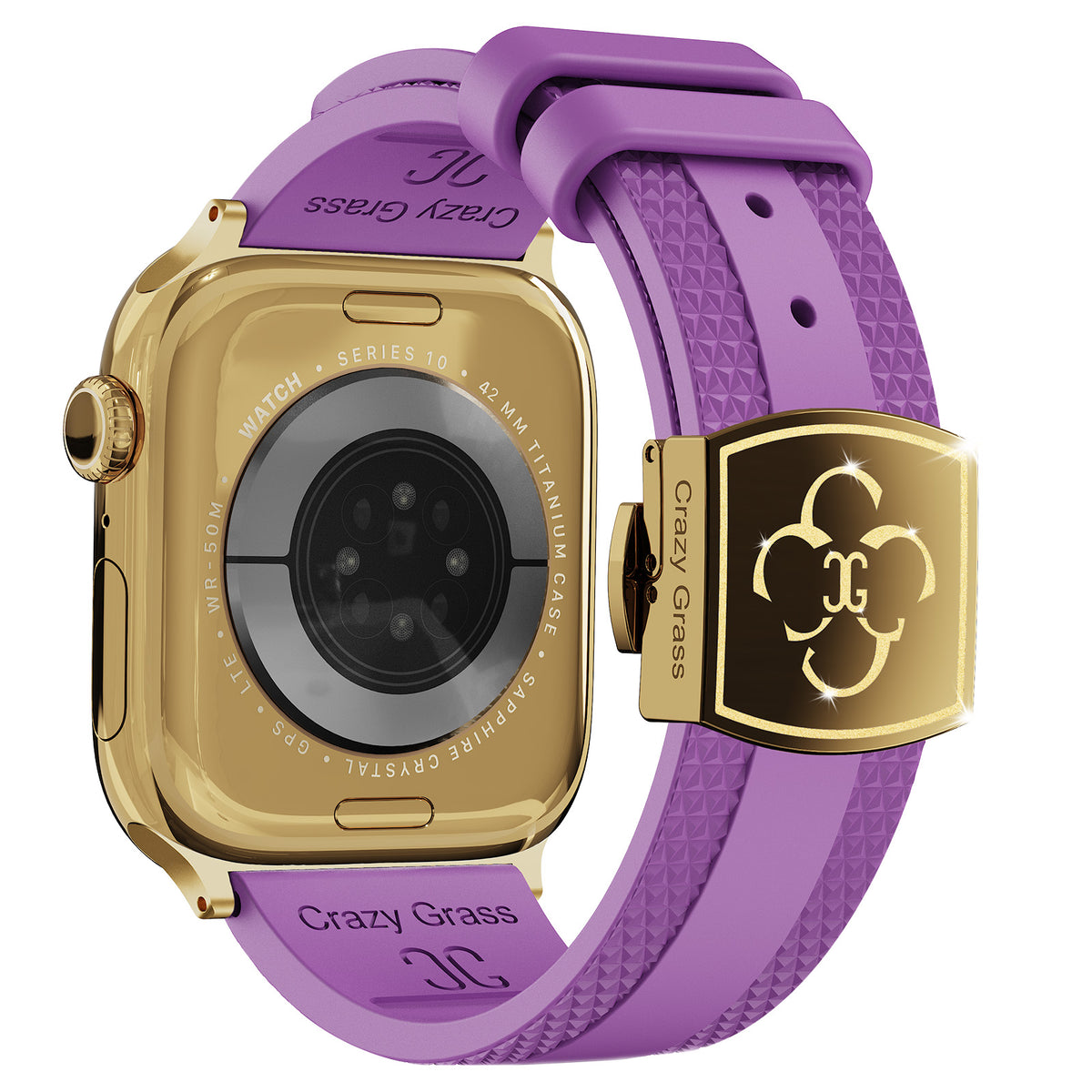 Correa de silicona de lujo CG para Apple Watch