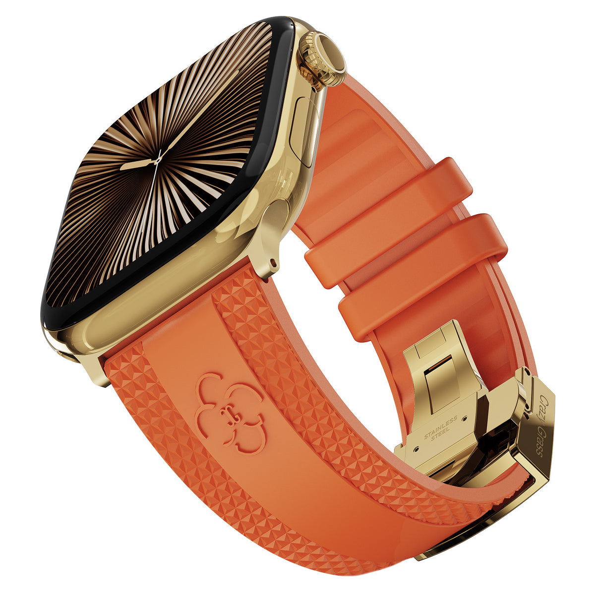 Correa de silicona de lujo CG para Apple Watch
