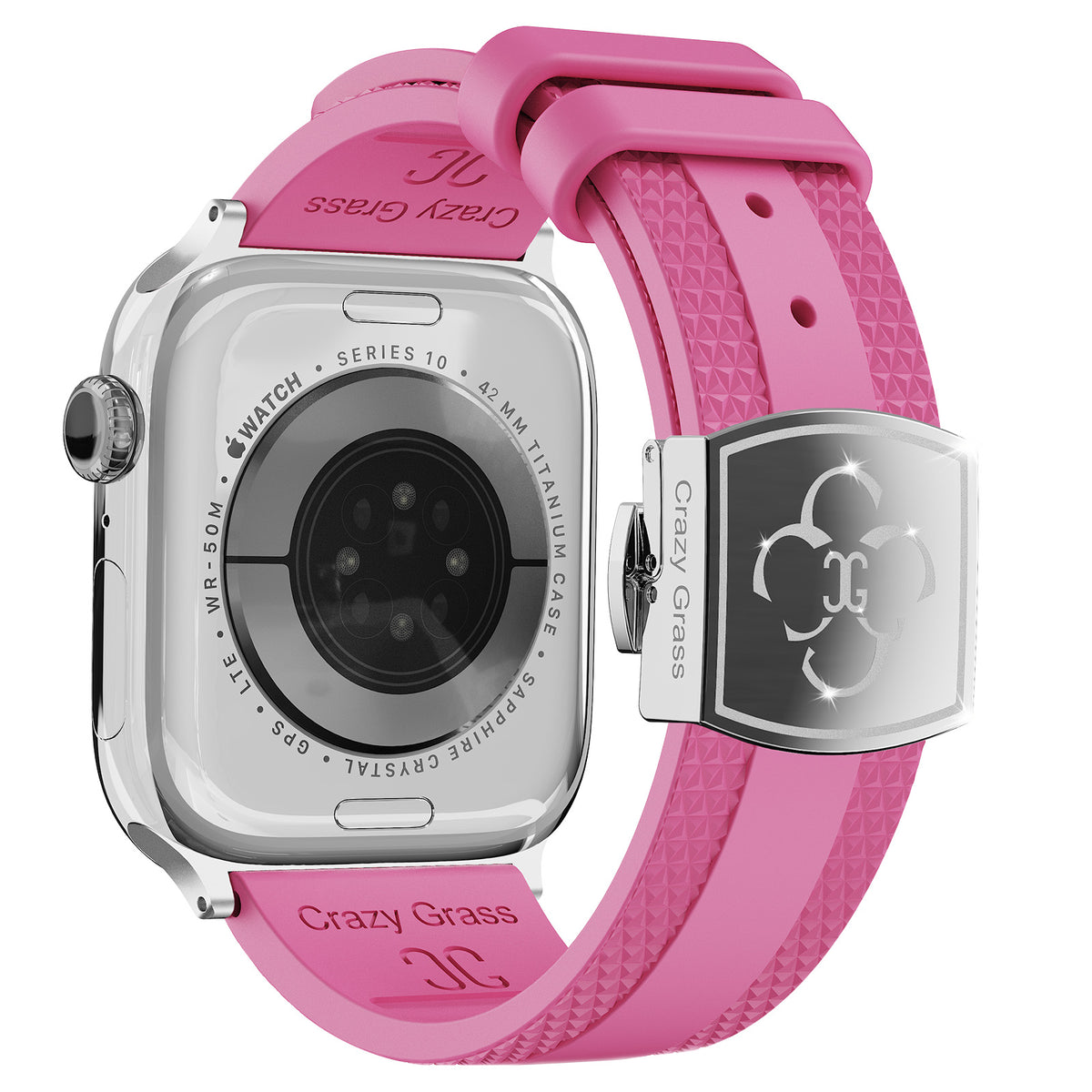 Correa de silicona de lujo CG para Apple Watch