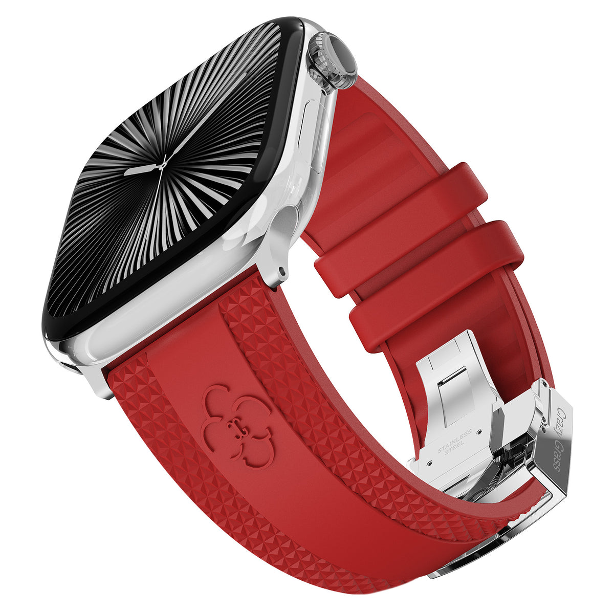Correa de silicona de lujo CG para Apple Watch