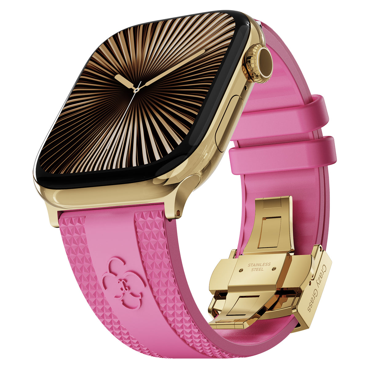 Correa de silicona de lujo CG para Apple Watch