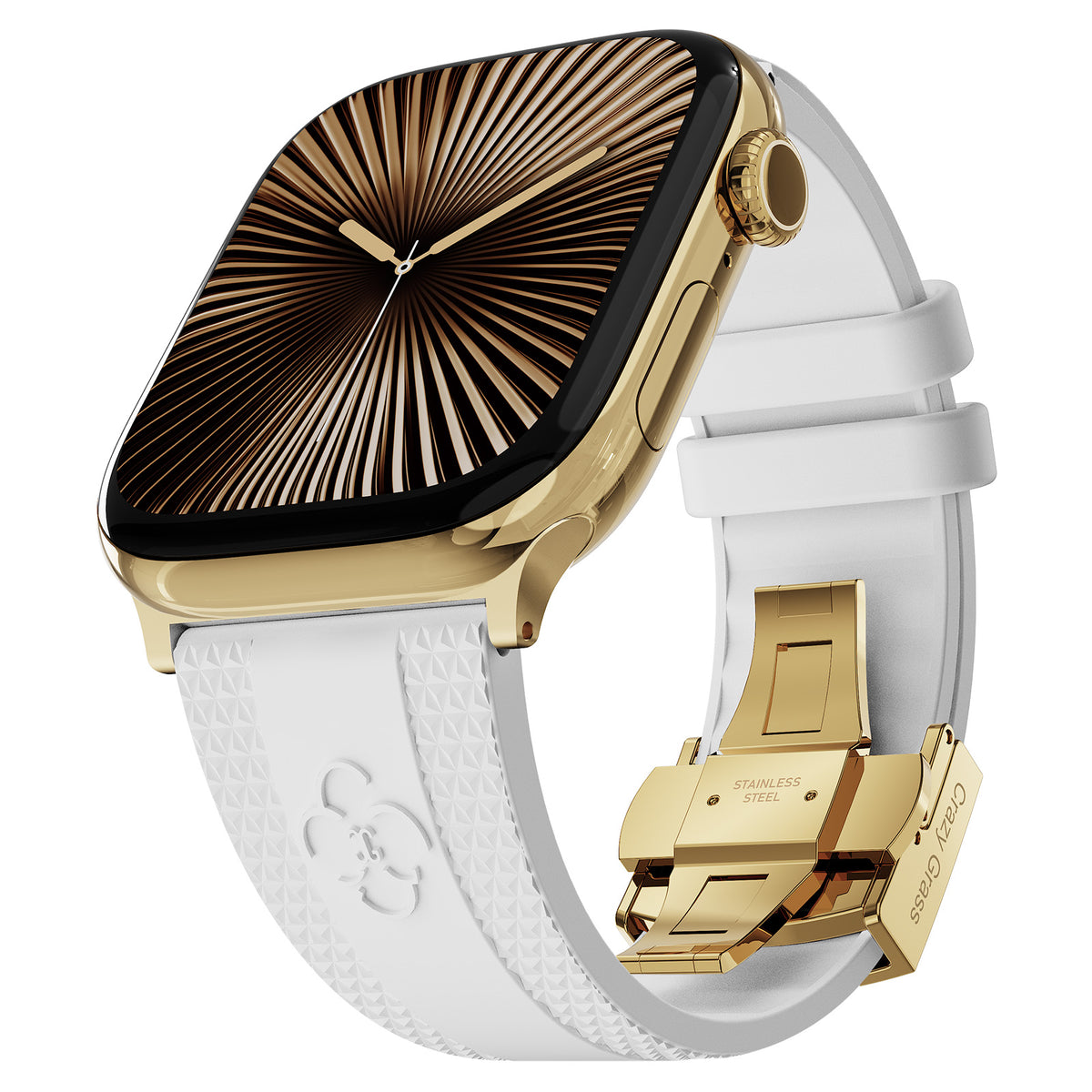 Correa de silicona de lujo CG para Apple Watch