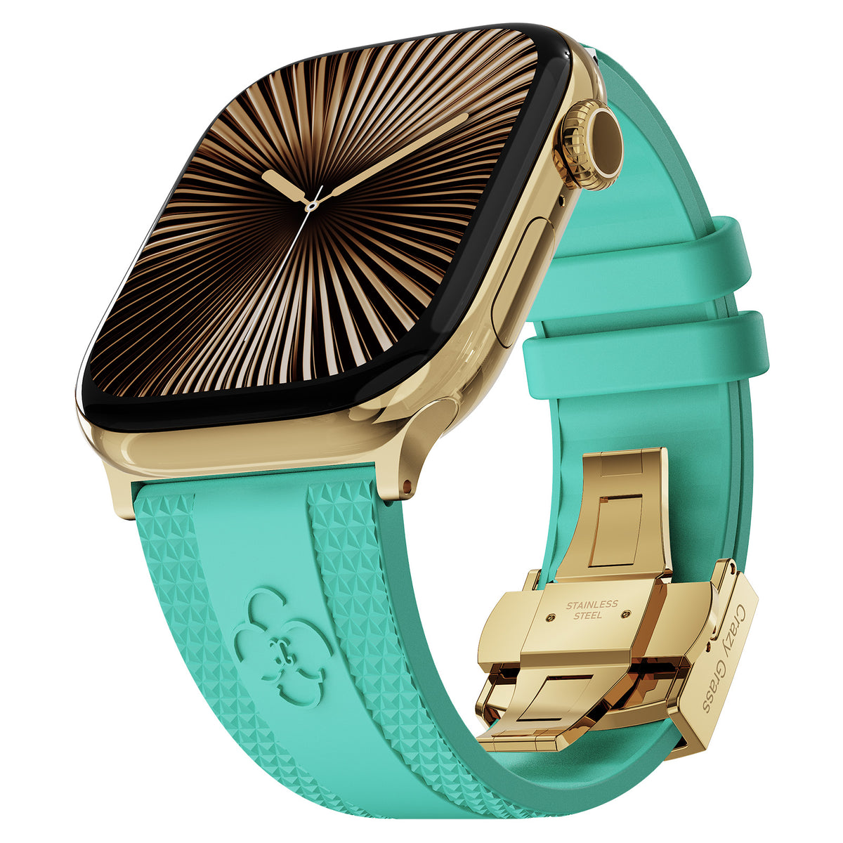 Correa de silicona de lujo CG para Apple Watch