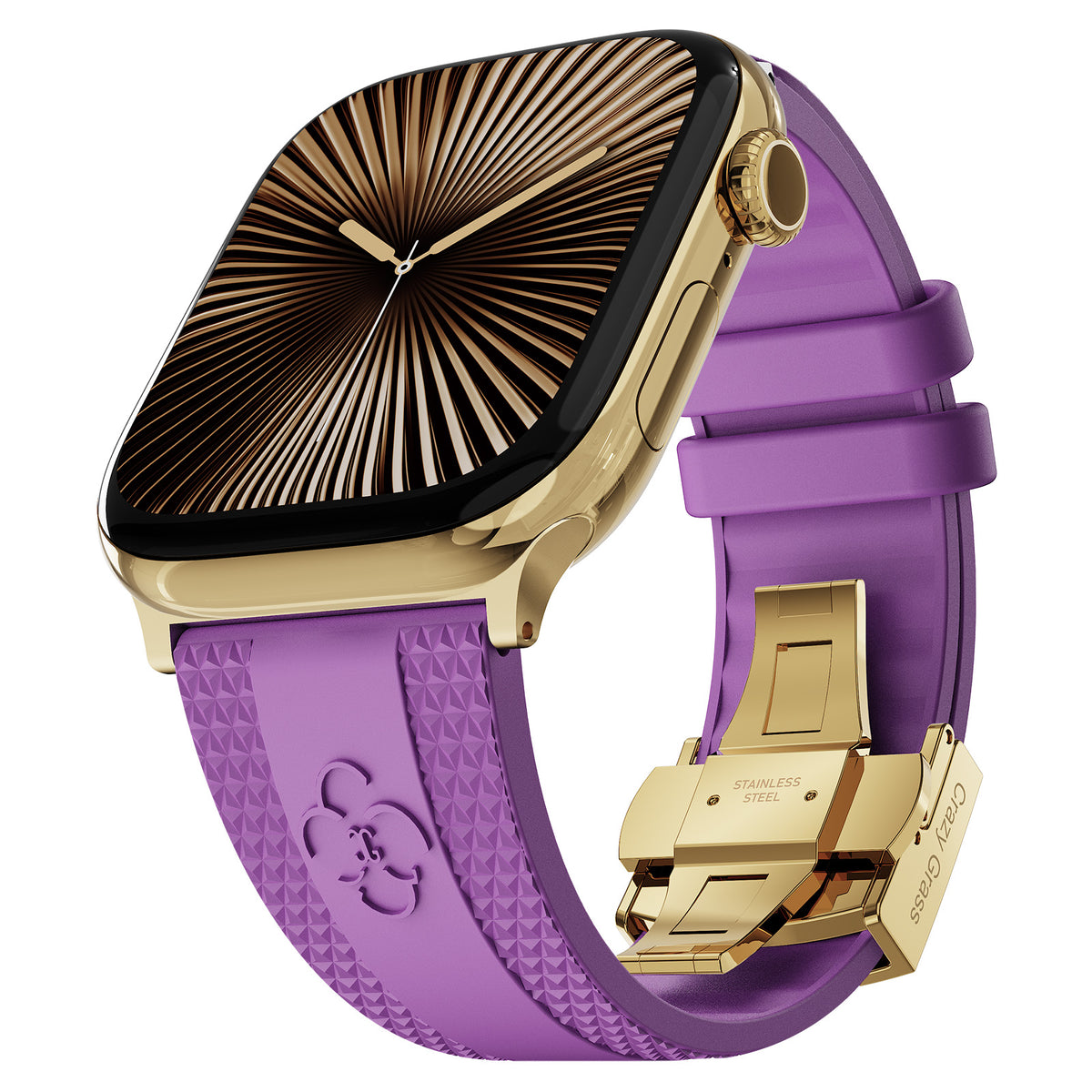 Correa de silicona de lujo CG para Apple Watch