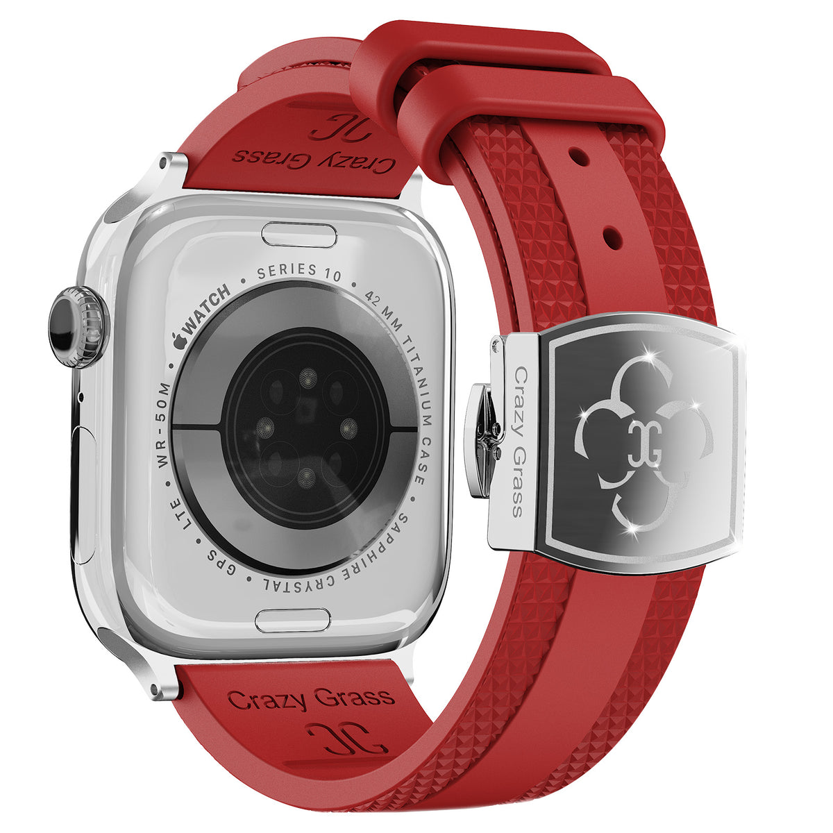 Correa de silicona de lujo CG para Apple Watch