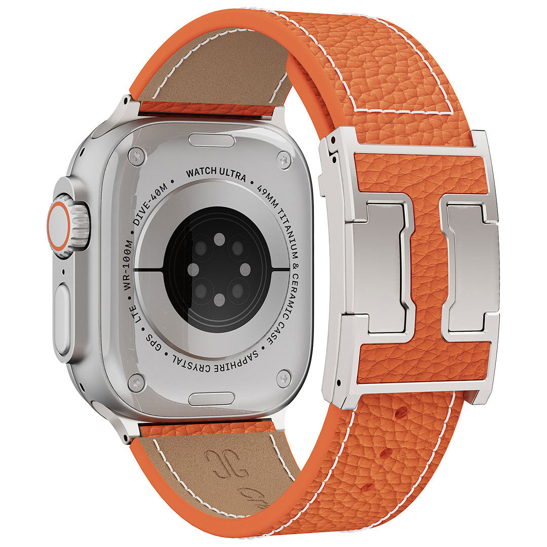 Heritage Lychee Leather Band for Apple Watch