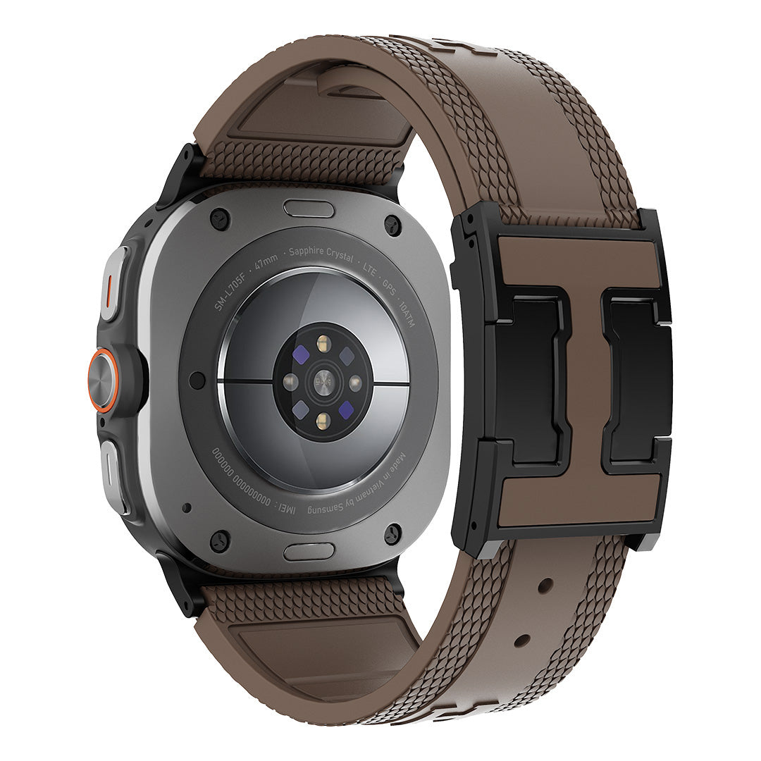 Silicone Magnetic Buckle Band For Apple Watch