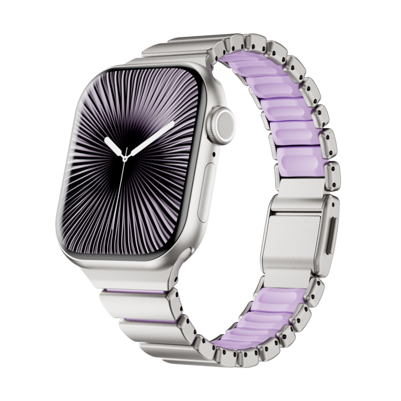 SPACE9 Titanium FKM Band – with Magnetic Clasp