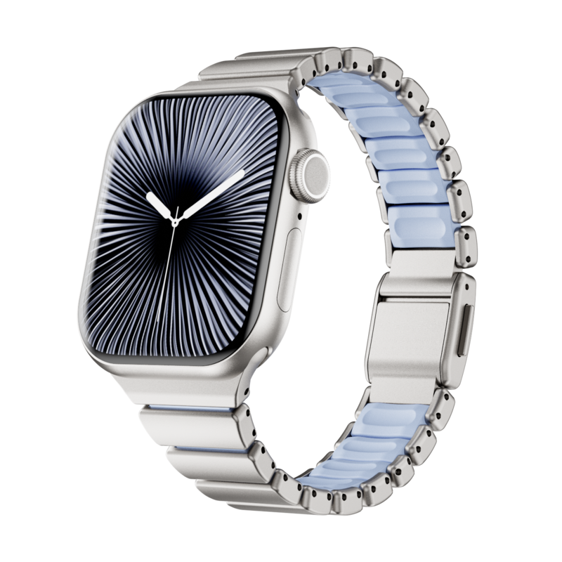 SPACE9 Titanium FKM Band – with Magnetic Clasp