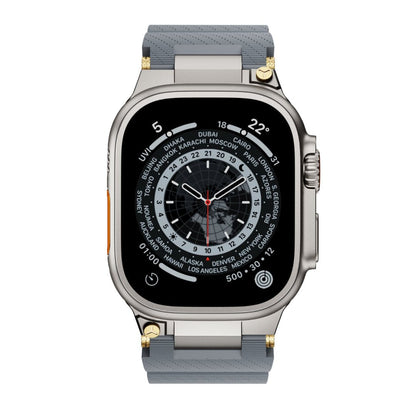 #Color_Silver Buckle-Gray Band
