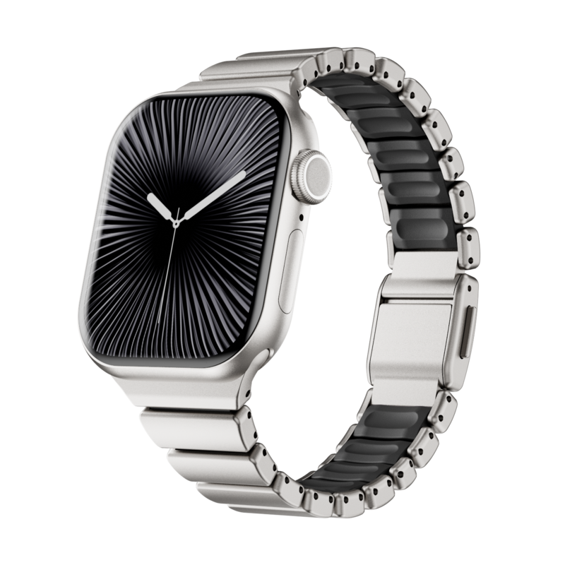 SPACE9 Titanium FKM Band – with Magnetic Clasp
