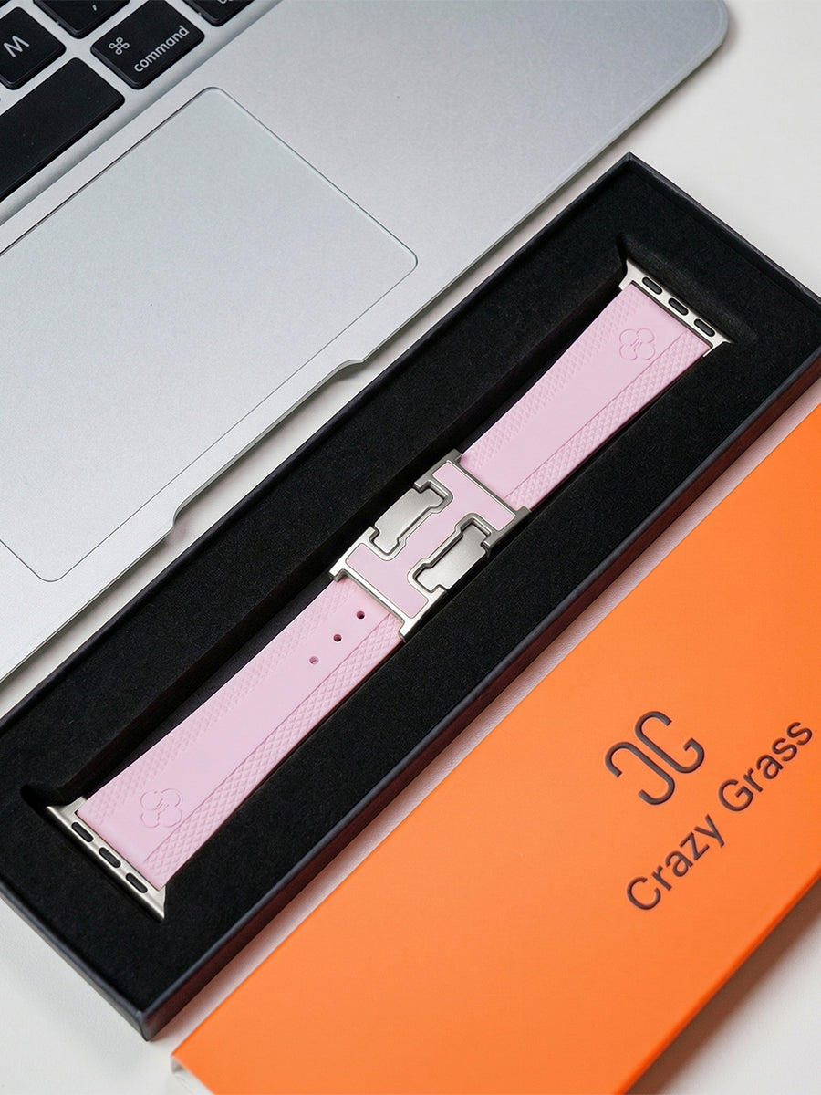 Correa de silicona con hebilla magnética para Apple Watch