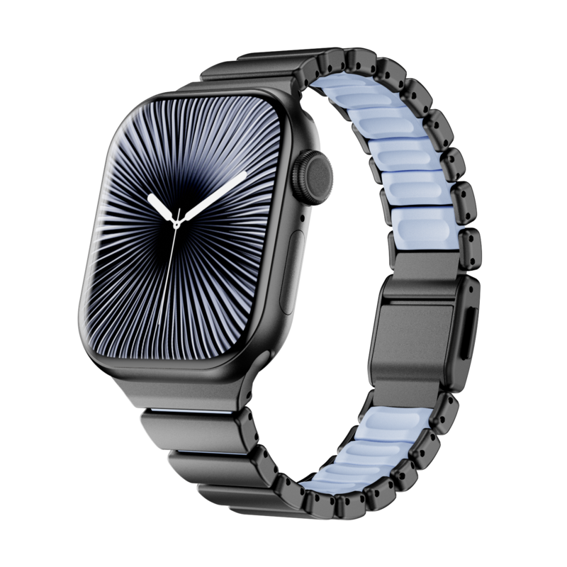 SPACE9 Titanium FKM Band – with Magnetic Clasp