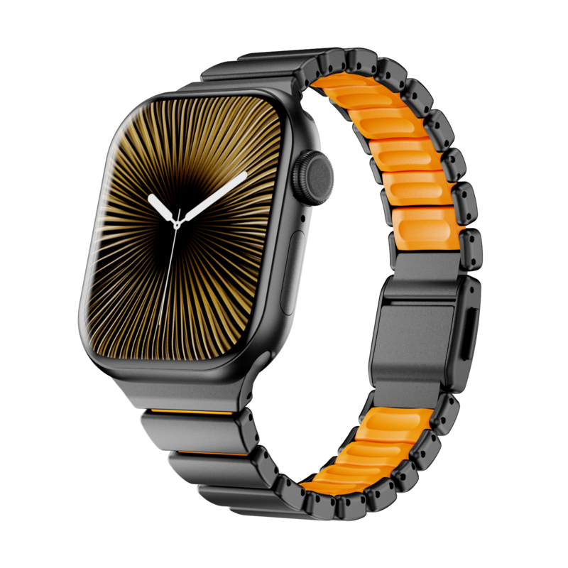 SPACE9 Titanium FKM Band – with Magnetic Clasp