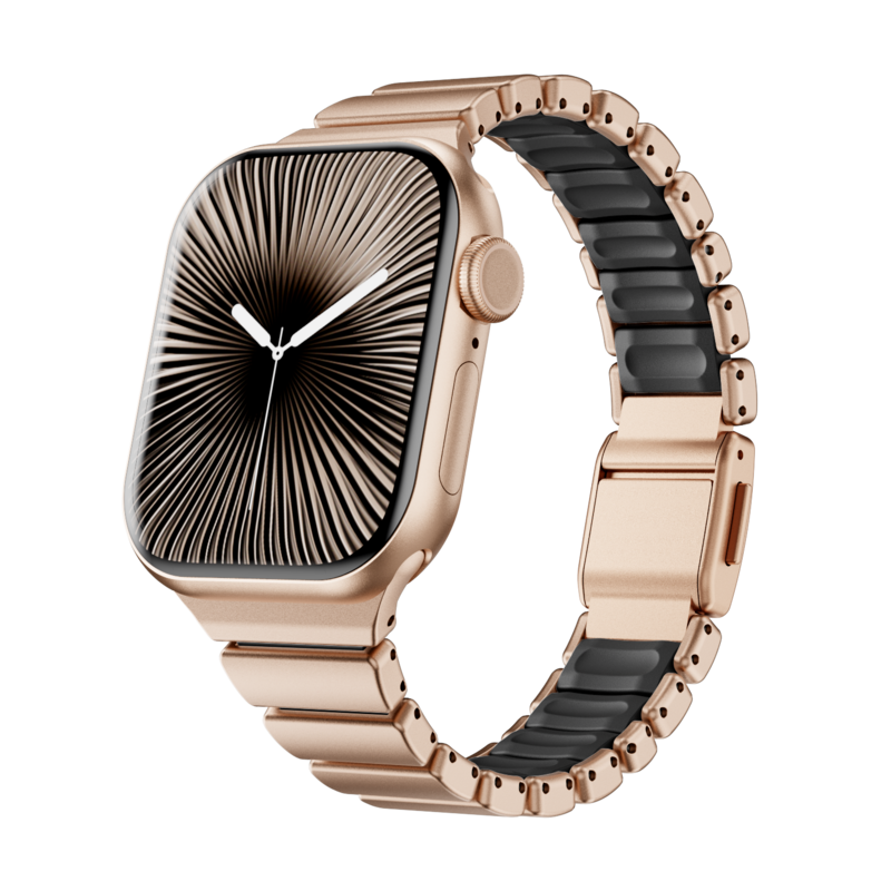 SPACE9 Titanium FKM Band – with Magnetic Clasp