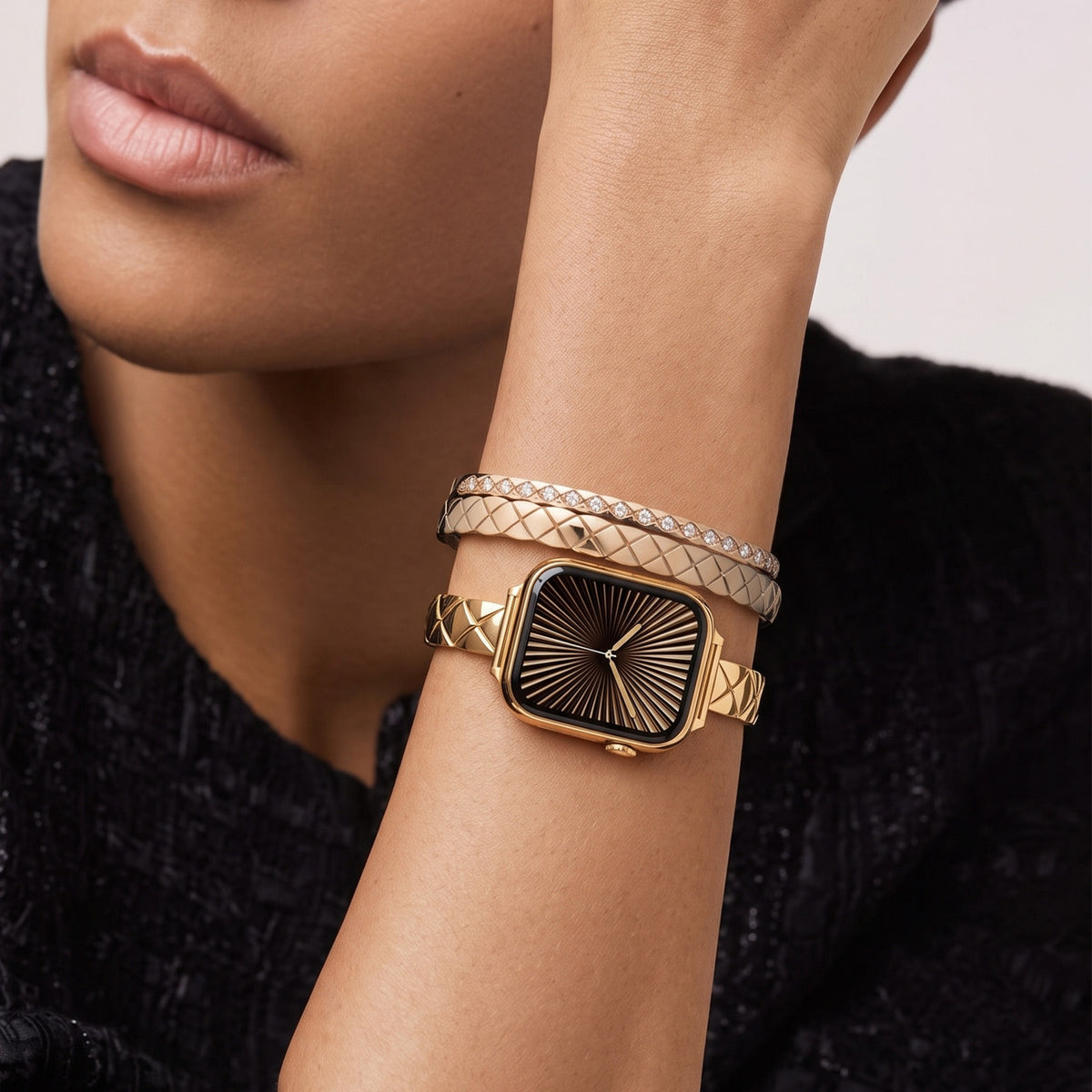 Timeless Quilted Apple Watch Bracelet