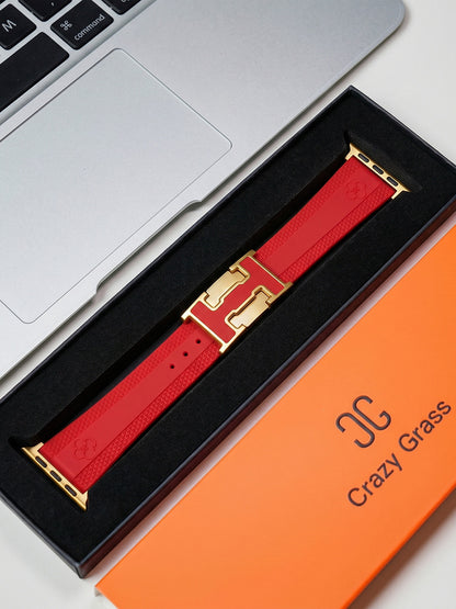 Correa de silicona con hebilla magnética para Apple Watch