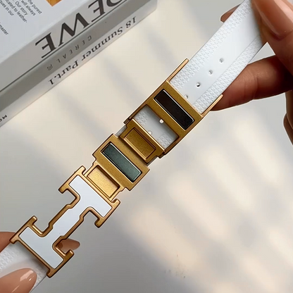 Silicone Magnetic Buckle Band For Apple Watch