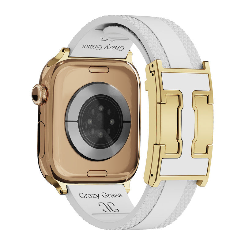 Correa de silicona con hebilla magnética para Apple Watch