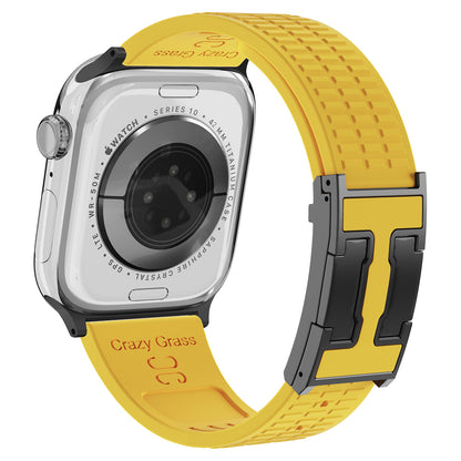 Silicone Magnetic Buckle Strap For Apple Watch