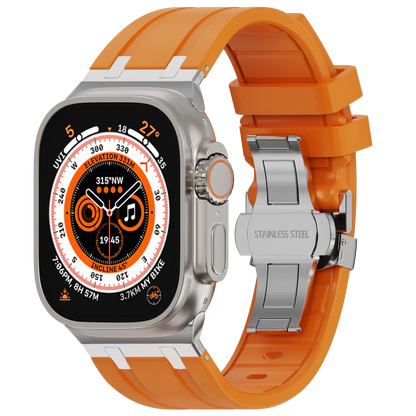 Luxury AP Butterfly Buckle Silicone Band