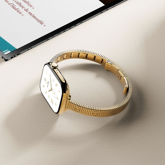 Luxury Stainless Steel Mesh Band For Apple Watch