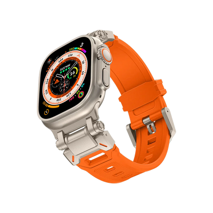 #Color_Titanium-Orange Band
