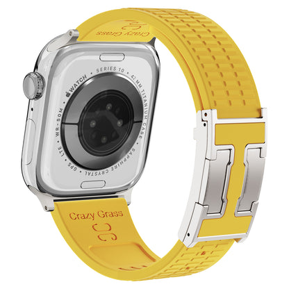 Silicone Magnetic Buckle Strap For Apple Watch