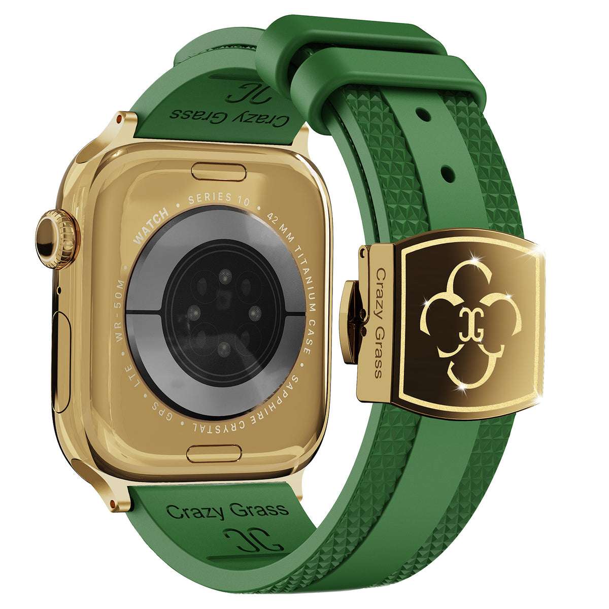 Correa de silicona de lujo CG para Apple Watch