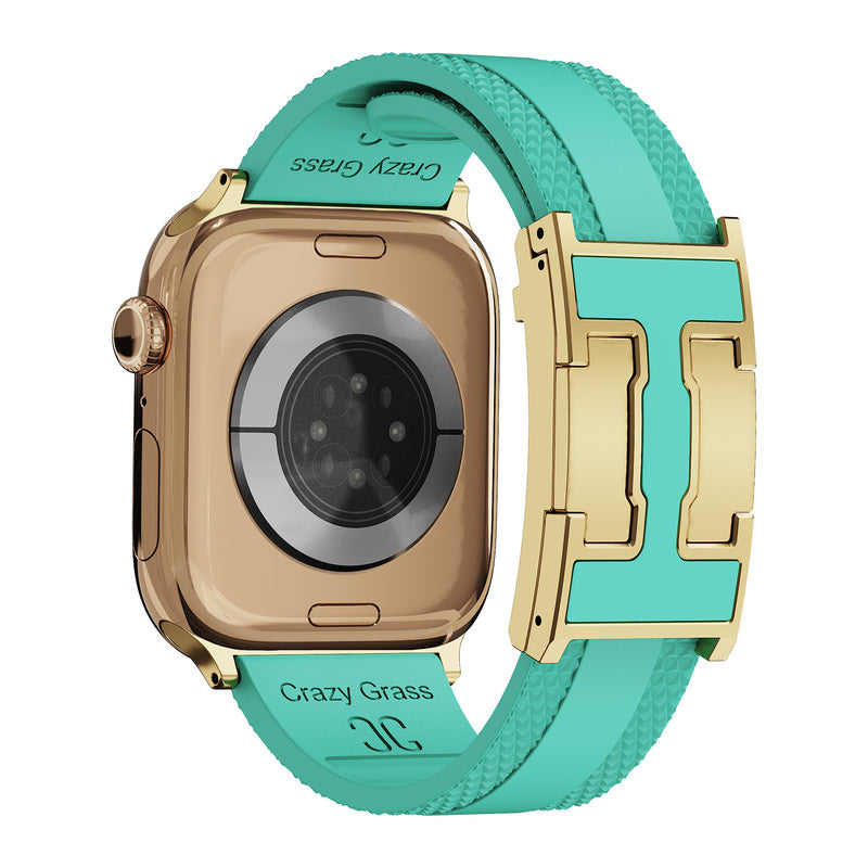 Correa de silicona con hebilla magnética para Apple Watch