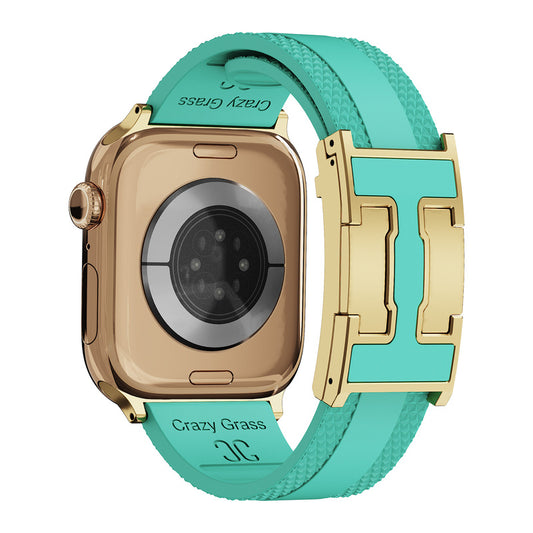 Correa de silicona con hebilla magnética para Apple Watch