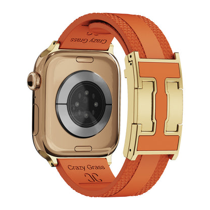 Correa de silicona con hebilla magnética para Apple Watch