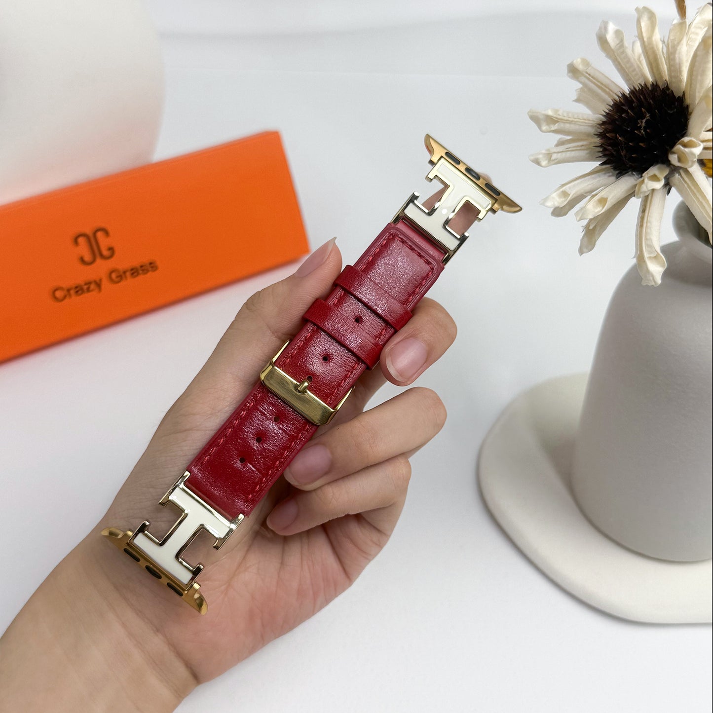 Leather Band For Apple Watch