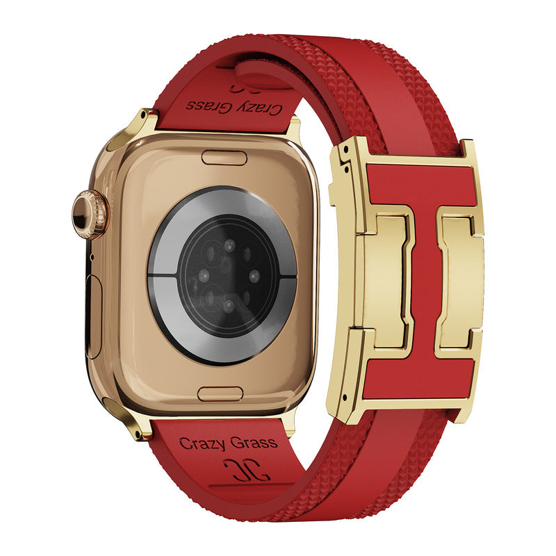 Correa de silicona con hebilla magnética para Apple Watch