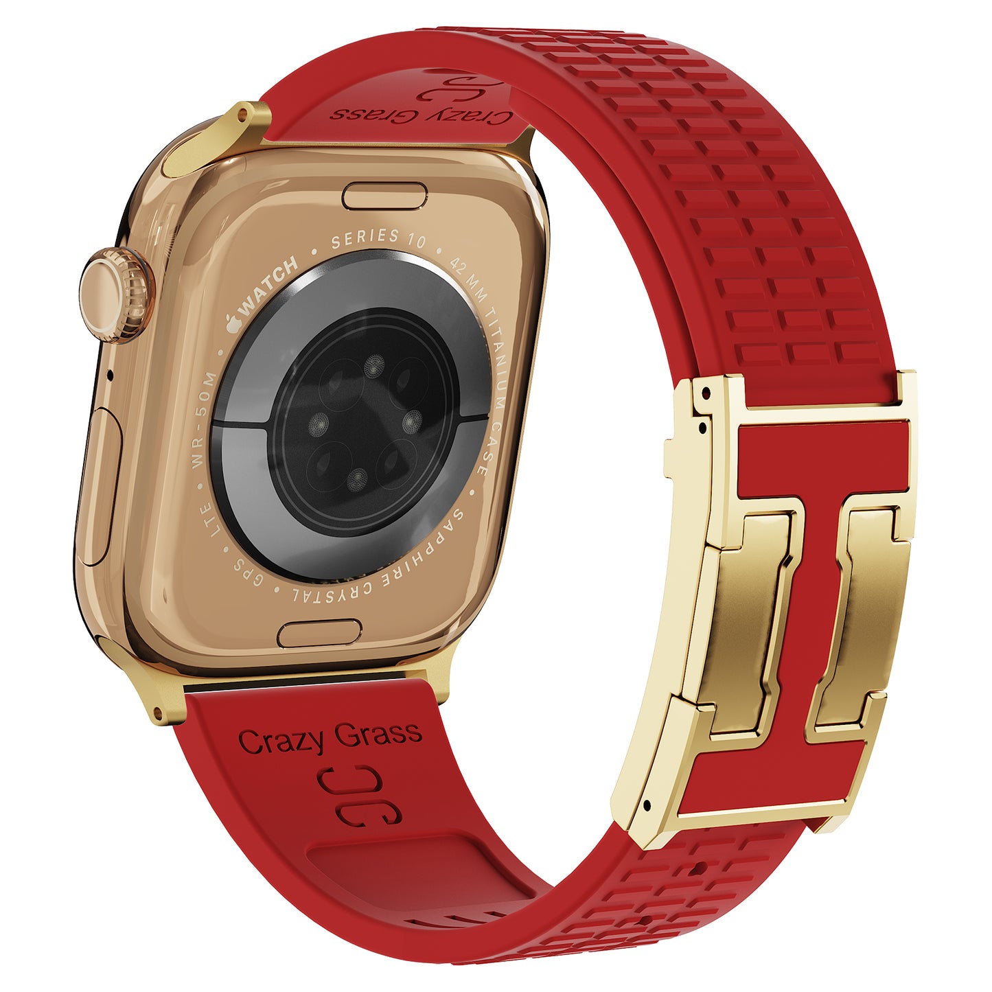 Silicone Magnetic Buckle Strap For Apple Watch