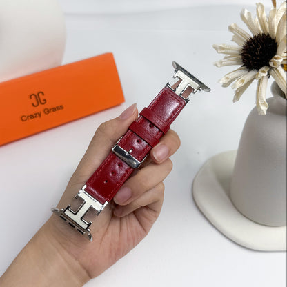 Leather Band For Apple Watch