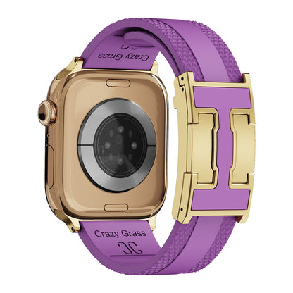 Correa de silicona con hebilla magnética para Apple Watch