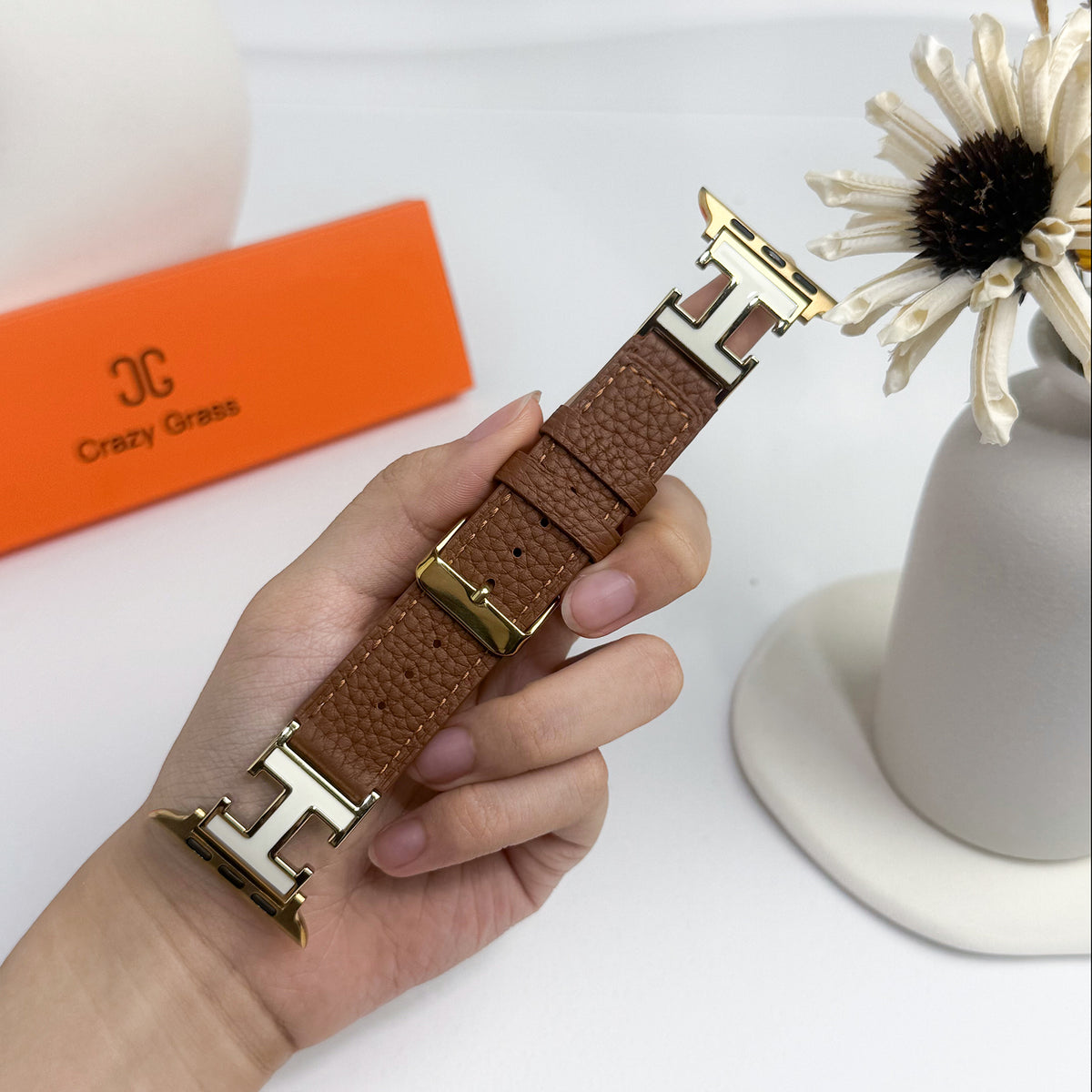 Leather Band For Apple Watch