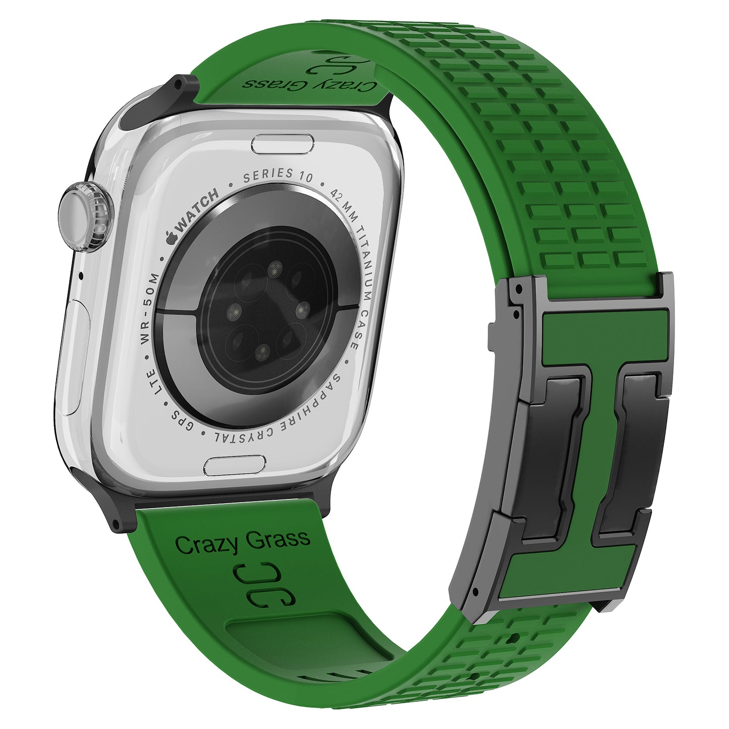 Silicone Magnetic Buckle Strap For Apple Watch