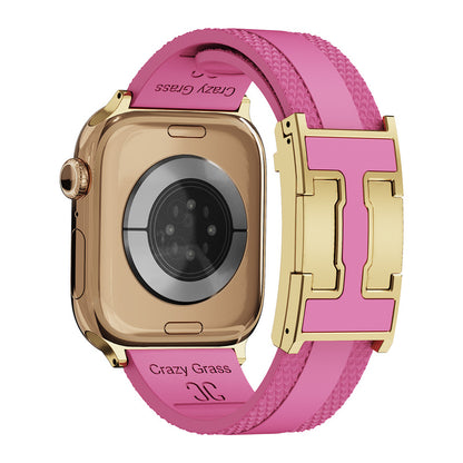 Correa de silicona con hebilla magnética para Apple Watch