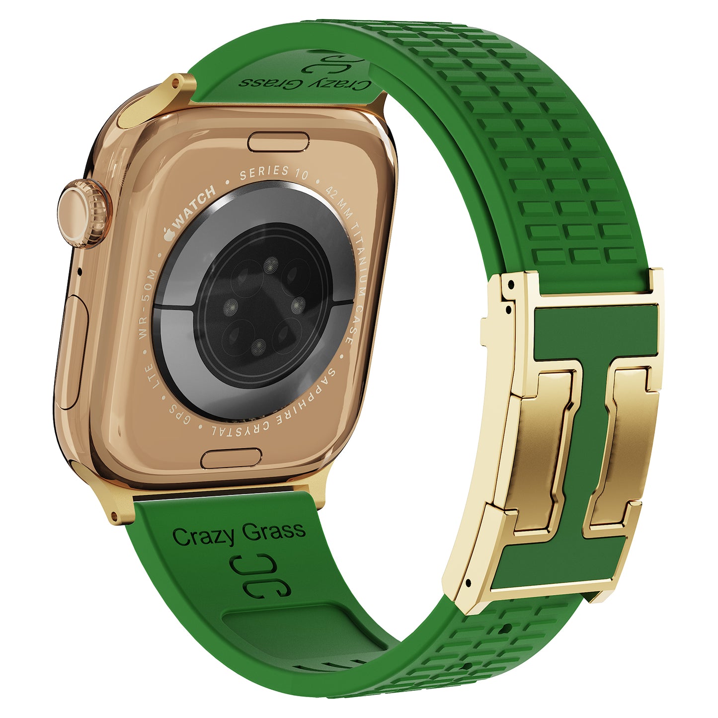 Silicone Magnetic Buckle Strap For Apple Watch