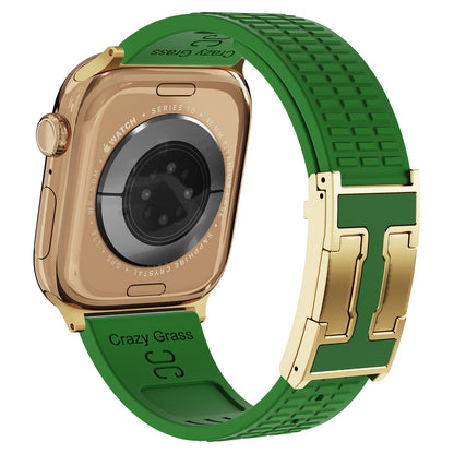 Silicone Magnetic Buckle Strap For Apple Watch