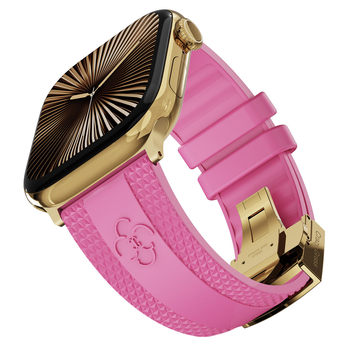 Correa de silicona de lujo CG para Apple Watch