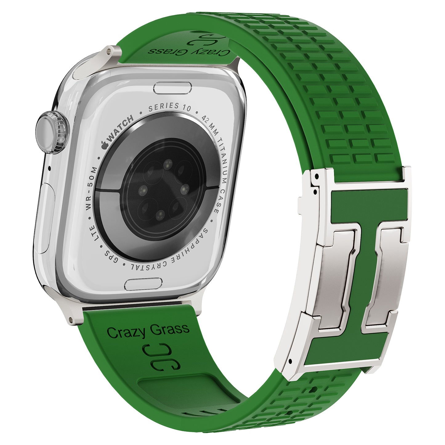 Silicone Magnetic Buckle Strap For Apple Watch